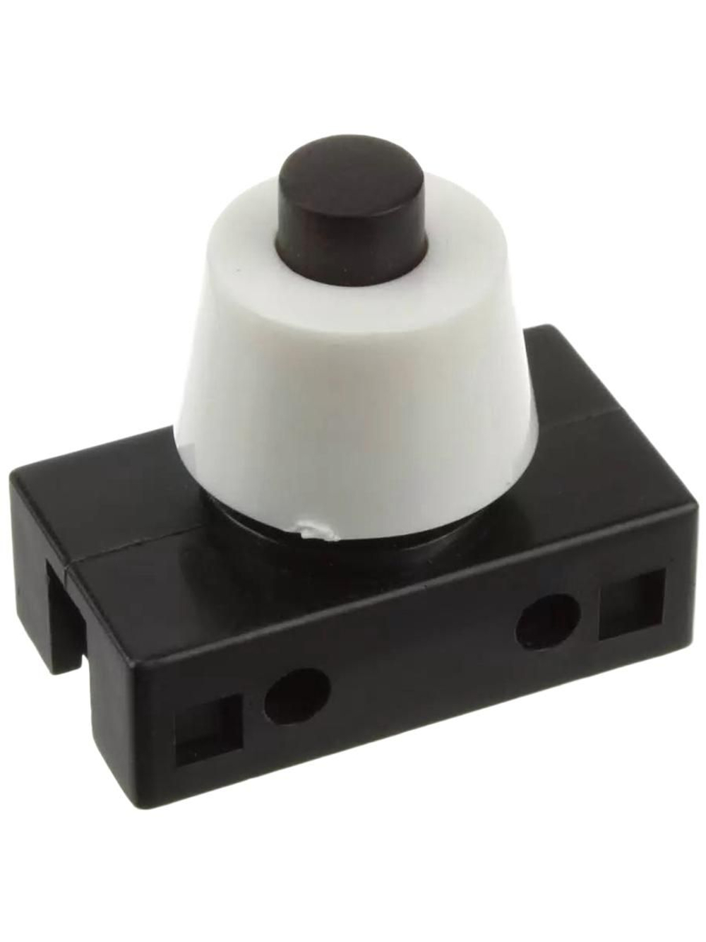 Кнопка с фиксацией для настольной лампы, торшера, бра PBS-18 ON-OFF 1A 250V