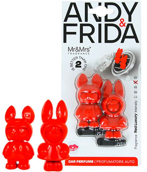 Красное вино, дизайнерский ароматизатор для автомобиля ANDY&FRIDA красный, Mr&Mrs Fragrance
