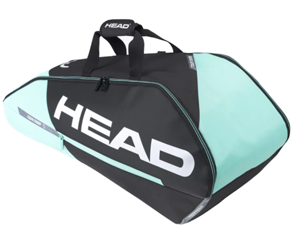 Сумка теннисная Head Tour Team 6R - black/mint