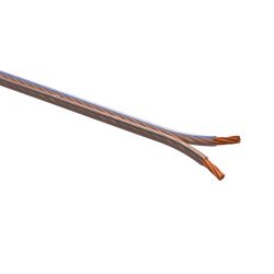 Акустический кабель ЭРА 2х0,50 мм2 прозрачный, 5 м | Акустический кабель