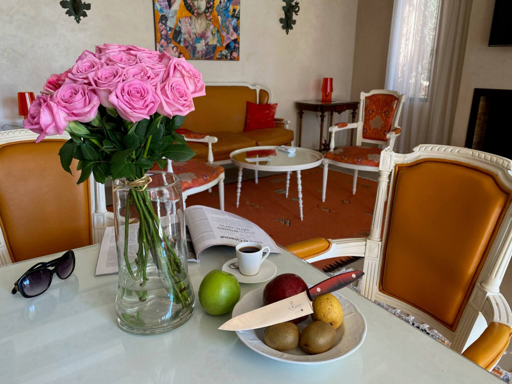 🏆Кухонный нож Alexander S AUS-8 Red G10