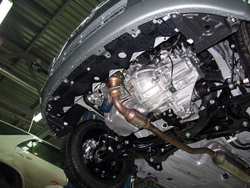Защита картера двигателя, КПП (2 мм, сталь) для Toyota Yaris 2007-2012 Sheriff.24.0884 CP