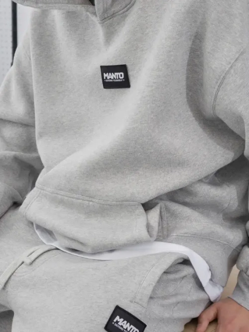 Худи MANTO LABEL 25 OVERSIZE серая