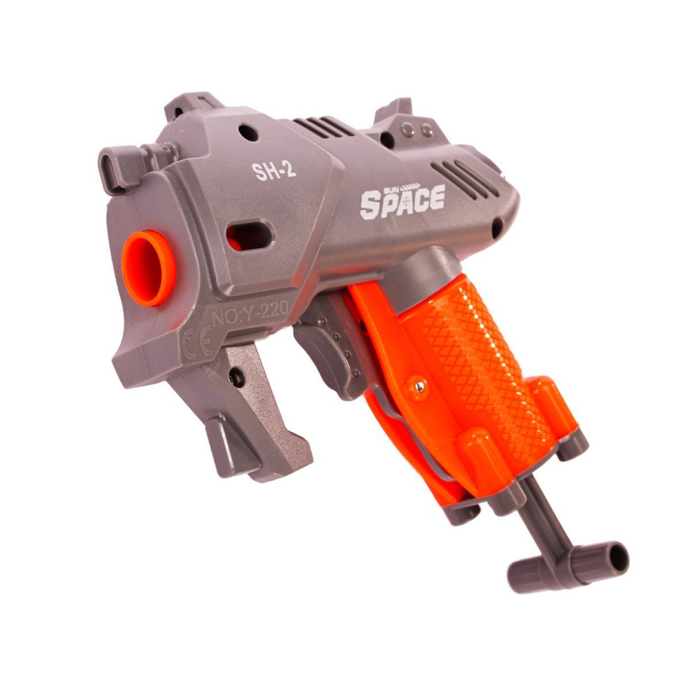 Пистолет с мягк.пулями 19см, блистер Y-223