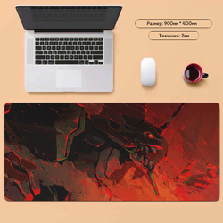 Большой коврик для мыши "Евангелион" 90х40 см