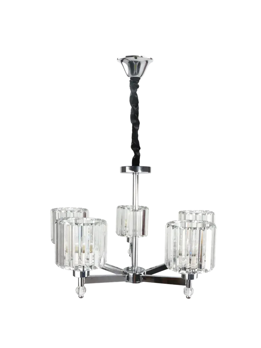 Потолочная люстра 5*E27*60Вт хром