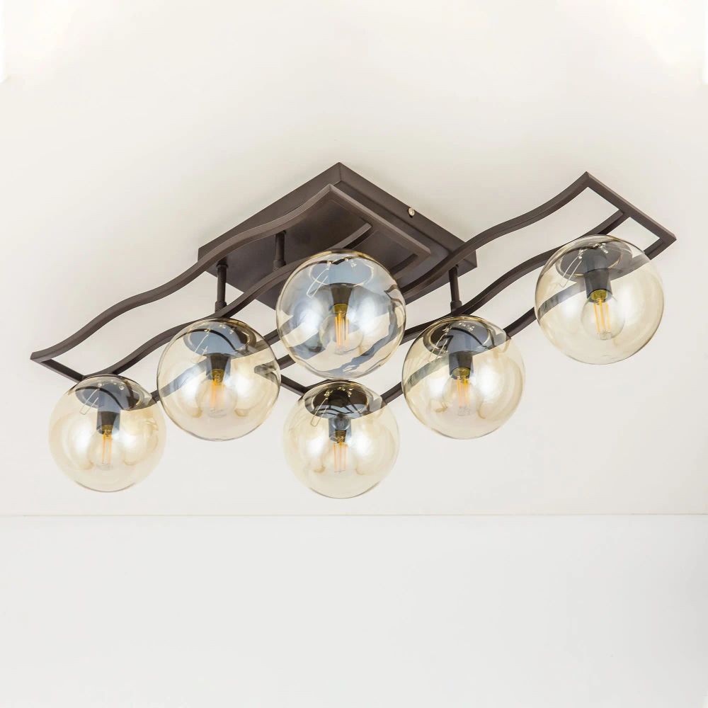 Citilux Бриз CL106265 Люстра потолочная Венге