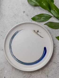 Набор 2 шт тарелок с бортиком, 20 см, Серфер