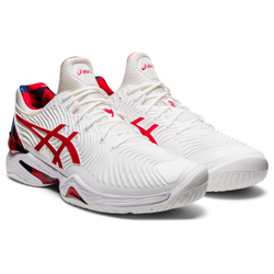 Мужские кроссовки теннисные Asics Court FF Novak L.E. - white/classic red