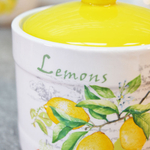 Банка для сыпучих 450мл с ложкой "Лимоны"