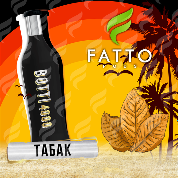 FATTO PODS BOTTI (2% nic) – Tobacco