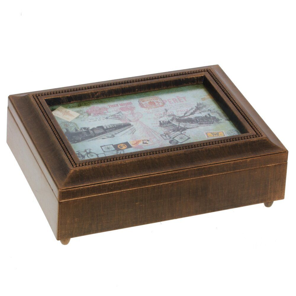 GAEM Шкатулка музыкальная, L20 W15 H7 см