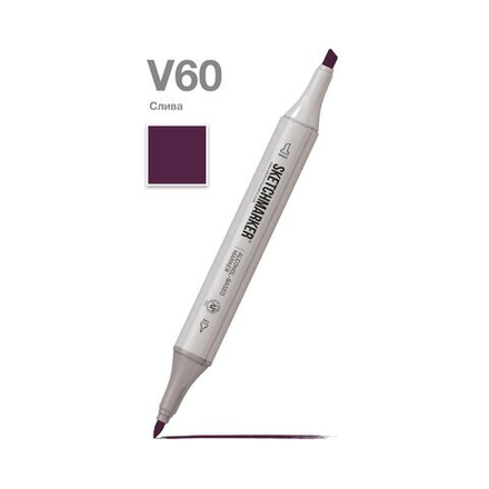 Маркер SKETCHMARKER двухсторонний на спирт.основе цв.V60 Слива