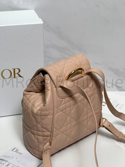 Рюкзак Dior Caro женский пудрово-розовый