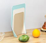 Набор разделочных досок из 3х шт ТРИНИТИ с удобным изгибом разных цветов (S:25×18,5см, M:29,5×22см,L:34×25,5см)