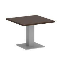 First Стол журнальный квадратный KSJ-2 Венге Цаво/Металл Серый 600*600*450