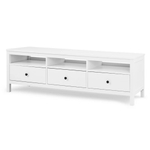 Тумба под ТВ Хемнэс Hemnes/ Кымор, 183х47х57 см, белый