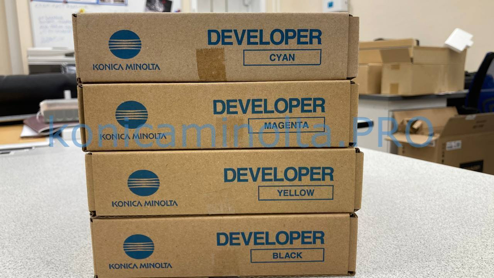 Девелопер DV-610C Konica Minolta оригинальный A04P900