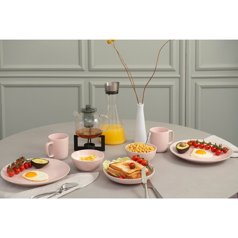 Набор тарелок для пасты Simplicity, Ø20 см, розовые, 2 шт.