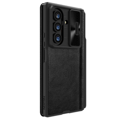 Кожаный чехол книжка от Nillkin для Samsung Galaxy Z Fold 7, серия Qin Pro Leather Case (с держателем для S Pen)