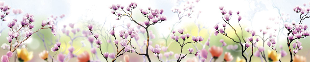 Кухонный фартук Сакура 3000х600 мм