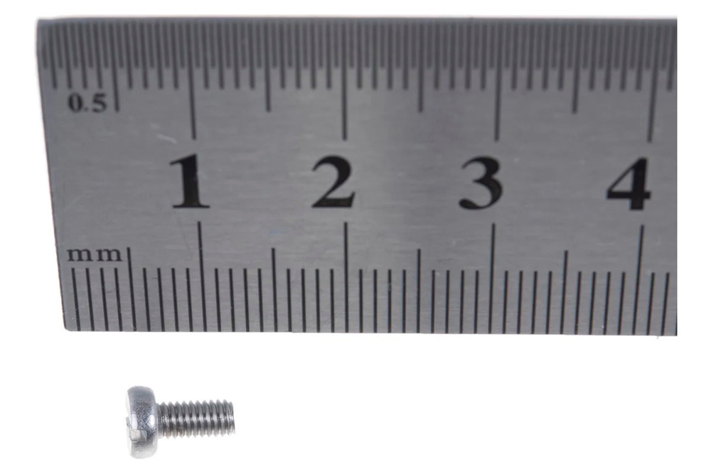 3х6 Винт полукруг. нерж. А2 DIN7985 PH (200 шт.)