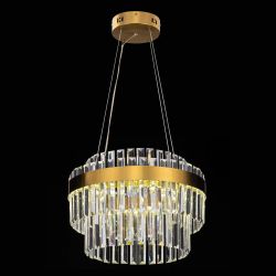 Citilux Sheldon CL339143 LED Люстра хрустальная с пультом Бронза