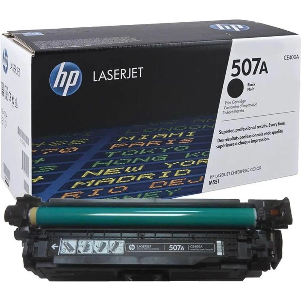 Картридж лазерный HP 507A CE400A чер. для CLJ M525/M551/M570/M571/M575