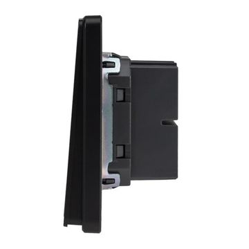 Выключатель ROUND 2 кл перекрестный (переключатель) 10А с/у оникс KRANZ