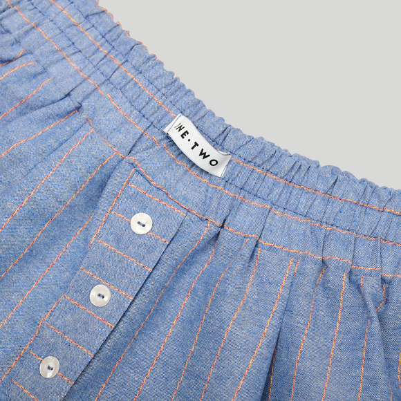 Boxer Shorts Blue-Orange