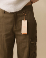 Брюки-карго из твила