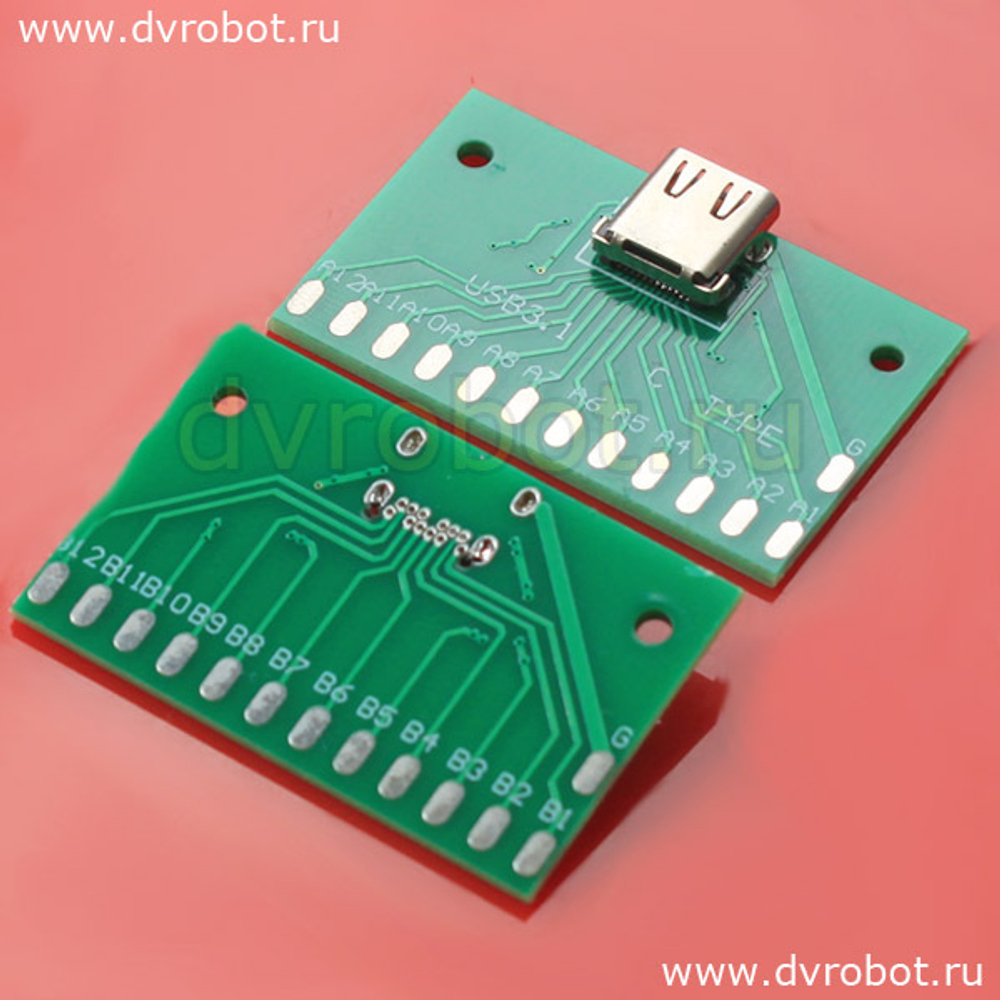 Монтажная плата TYPE-C 24pin