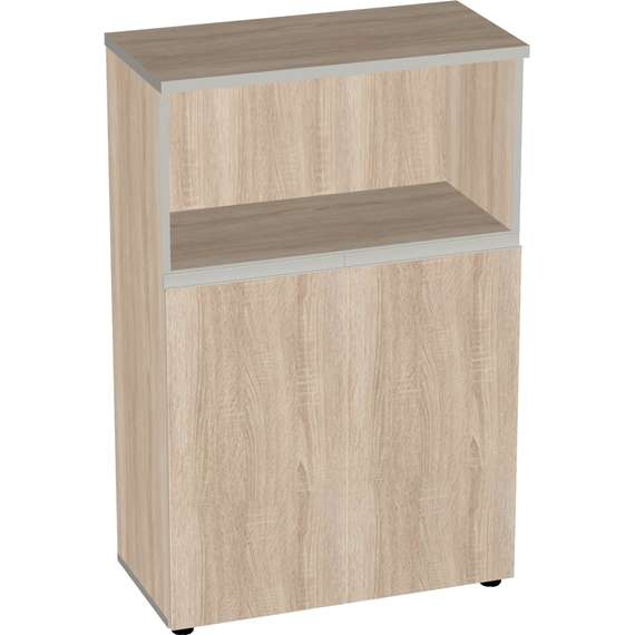 Шкаф широкий средний полуоткрытый V-2.1+4.0 777×387×1205