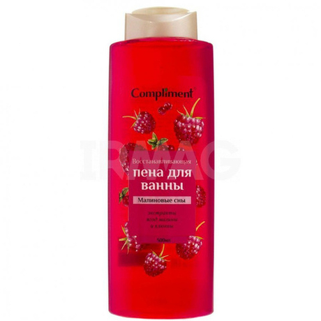 Compliment 500мл. Восстанавливающая пена д/ванны Малиновые сны