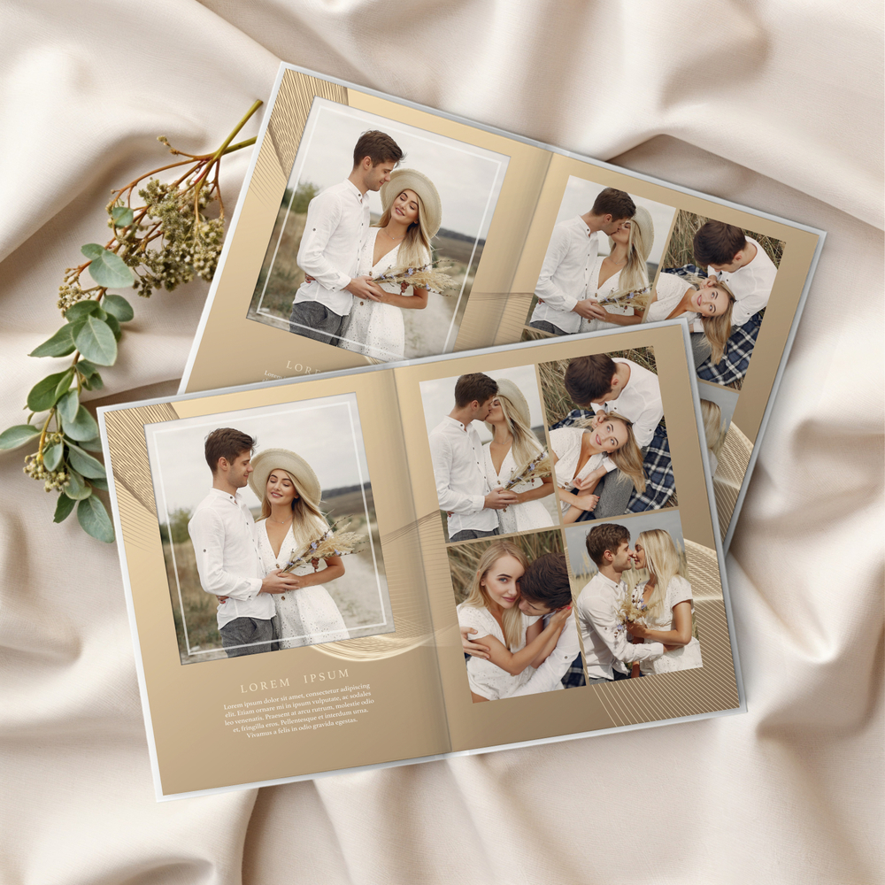 PSD-Шаблон фотокниги "Waves"