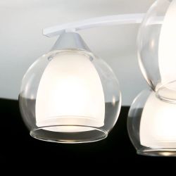 Citilux Кристи CL152150 Люстра потолочная Белая Хром