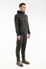 Костюм муж. AERONAUTICA 044 хаки капюшон нейлон