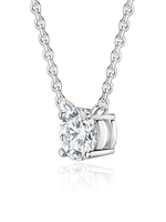 Колье с лабораторно-выращенным бриллиантом