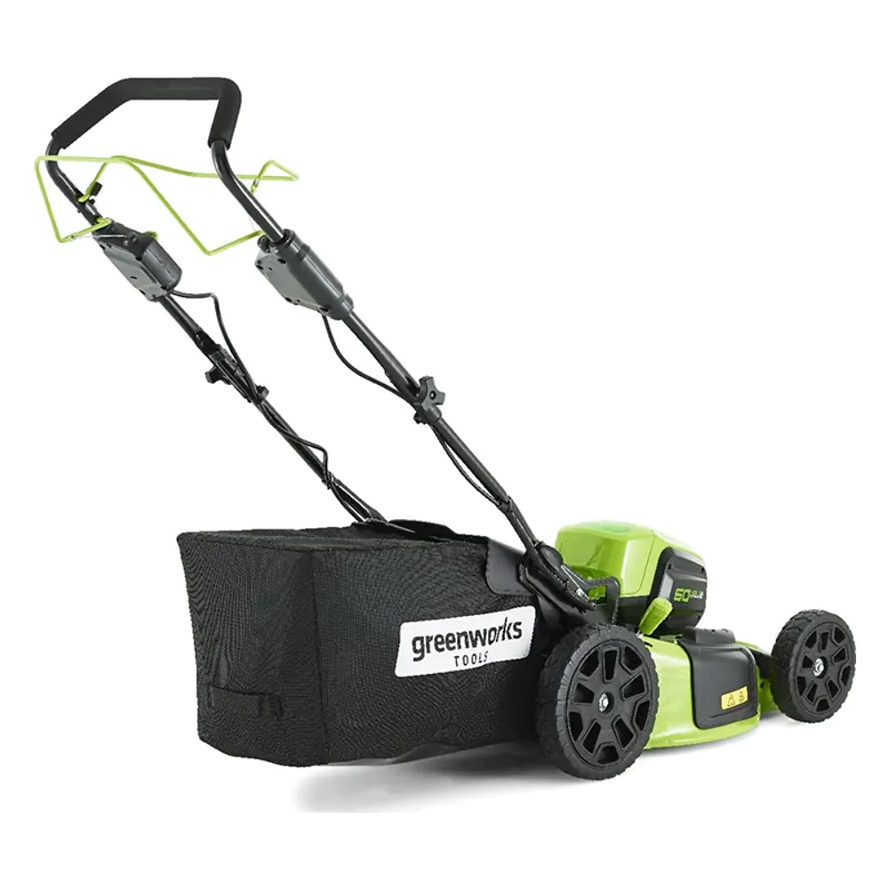 Аккумуляторная газонокосилка Greenworks GD60LM46SPK4 60V 60В (1 x 4 Ач, ЗУ) нож 46 см, 2502907UB