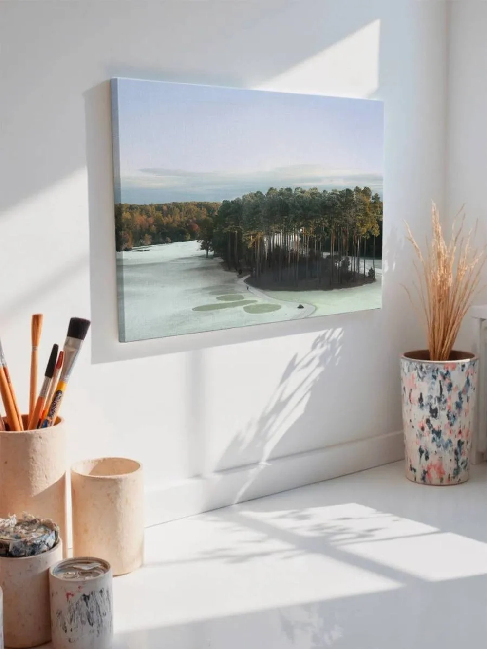 Картина на стену 40 X 50 Сосны