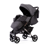 Коляска прогулочная Peppy Polo (steel grey) хром рама