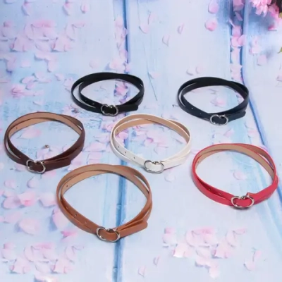 Ремень женский «Elegance - Top», микс 6 цветов, 110*1,3см