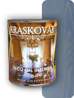 Масло для интерьера Kraskovar Deco Oil Interior аквамарин