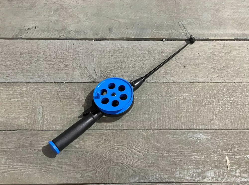 Удочка для зимней рыбалки Blue Fox 70 PL/Nylon tip, рабочая длина 19см, диаметр катушки 70мм