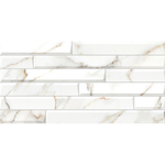 Плитка облицовочная Alma Ceramica Nevada белая геометрия 500x249x7,5 мм (12 шт.=1,494 кв.м)