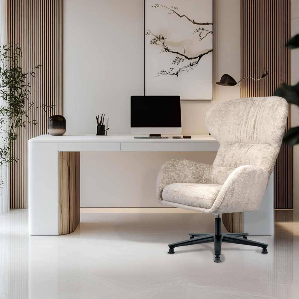 Кресло Teddy латте шенилл