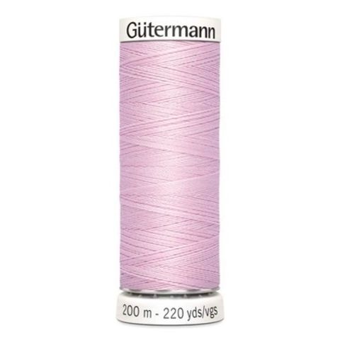 Нить Sew-All 200 м, Gutermann, 320 зефирно-розовый