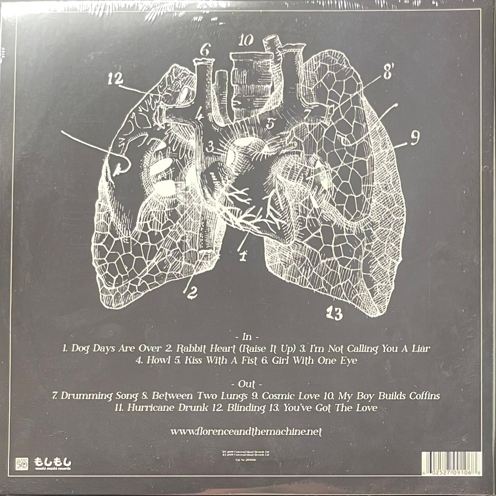 Florence + The Machine ‎– Lungs (Европа 2009г.)