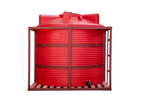 Кассета для перевозки ЖКУ 1*6000 Пластерра PT KAS 6000 л. (6500 л.) вертикальный (2080x2080x2380см;красный) - арт.560132
