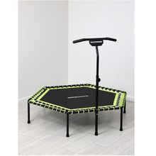 Батут для фитнеса с ручкой, без счетчика Romana 12.11.00 (зеленый)